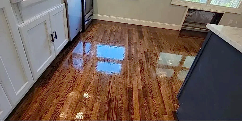Hardwood Floors in Kitchen
