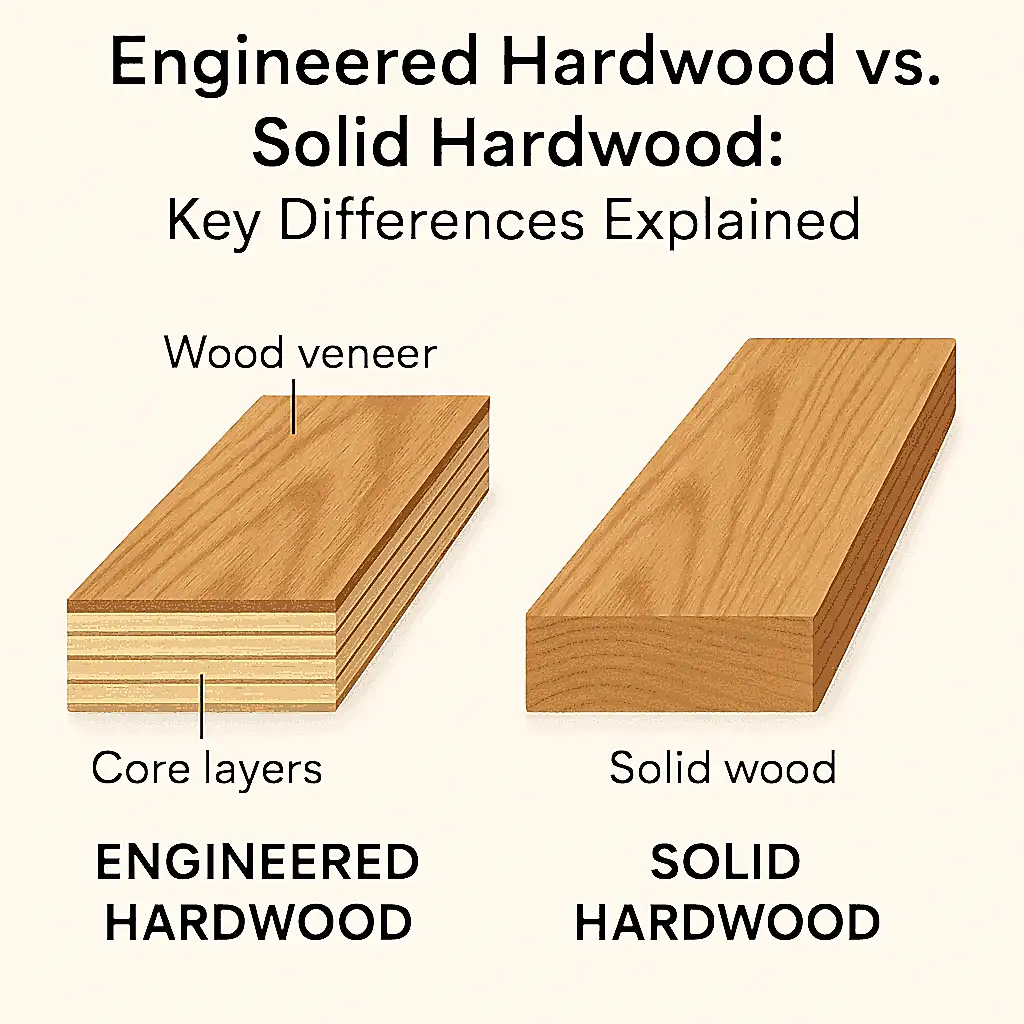 Engineered vs. Solid Hardwood Flooring: Key Differences Explained